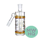 Dragon Glass Ash Catcher With Showerhead Perc 45 Degree For Glass Water Pipe - 154 Grams - 5.2 Inches - Assorted Colors [AS-054]