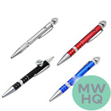 Headway Designs Premium Metal Ball-Point Pen Smoking Pipe - Assorted Colors
