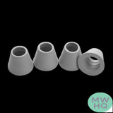 Pharaohs Thick White Hookah Bowl Grommet - Display of 10 [W1906]