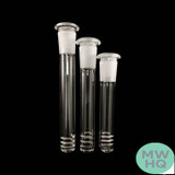 Hillside Glass Frosted Top 19mm to 14mm Flush Joint Downstem - Display of 12