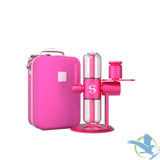 Stündenglass Kompact Gravity Infuser 360 Degree Rotating Glass For Mixology, Culinary, Hookah, Aromatherapy - Pink