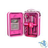 Stündenglass Kompact Gravity Infuser 360 Degree Rotating Glass For Mixology, Culinary, Hookah, Aromatherapy - Pink