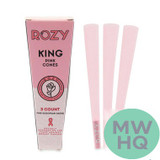 Rozy Pre-Rolled King Size Pink Cones - Pack of 3 - Display of 24 Packs