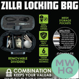 Smokezilla Zilla Thin Locking Bag - Assorted Colors - Display of 6
