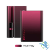CCELL Palm Pro 500mAh Variable Voltage 510 Thread Battery With Type-C Cable - Royal Ruby