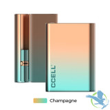 CCELL Palm Pro 500mAh Variable Voltage 510 Thread Battery With Type-C Cable - Champagne