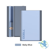 CCELL Palm Pro 500mAh Variable Voltage 510 Thread Battery With Type-C Cable - Baby Blue