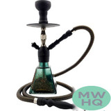 Pharaohs Aztec Single Hose Hookah - 16 Inch