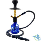 Pharaohs Jarra Single Hose Hookah - 16 Inch - Wave