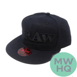 RAW Black On Black FlexFit Cap