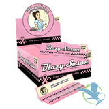 Blazy Susan Pink Rolling Papers - King Size Slim (Pack of 50 - Display of 50 Packs)