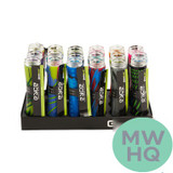 Eyce Oraflex Shorty Platinum Cured Silicone One-Hitter Pipe - Assorted Colors - Display of 18