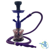 Pharaohs Sari 14.5 Inch Single Hose Hookah - Grape