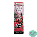 Blazy Susan Tobacco & Nicotine Free Vegan Rose Wraps - Pack of 2 - Display of 25 Packs