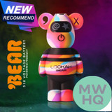 Lookah Bear 500mAh Variable Voltage 510 Thread Device Pen Battery - Display of 5