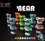 Lookah Bear 500mAh Variable Voltage 510 Thread Vape Pen Battery - Display of 5
