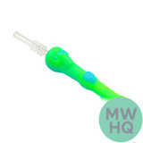 Stratus Silicone Skull Dipper Glow In The Dark With 14MM Quartz Tip