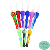 Stratus Silicone Skull Dipper Glow In The Dark With 14MM Quartz Tip