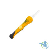 Stratus Silicone Skull Dipper Glow In The Dark With 14MM Quartz Tip - Sol