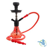 Pharaohs Jasmine 16 Inch Single Hose Hookah - Flame
