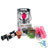 Tanya Hookah 11.5 Inch Double Hose Hookah Kit With Cage - Assorted Colors