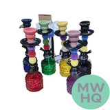 Zebra Smoke Disco 13 Inch Single Hose Hookah - Assorted Colors