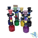 Zebra Smoke Disco 13 Inch Single Hose Hookah - Assorted Colors