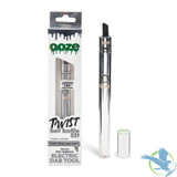 Ooze Twist Hot Knife 320mAh Slim Pen 2.0 510 Thread Electric Dab Tool With LED Spotlight - Cosmic Chrome
