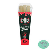Pop Cones Unbleached 1 1/4 Size Cones - Pack of 6 - Display of 24 Packs