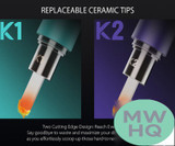 Yocan Blade Ceramic Tip For Dabbing Knife - Pack of 5