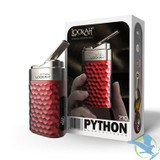 Lookah Python 650mAh Variable Voltage Vaporizer Kit With 710 Quartz Coil & Digital Screen - Red