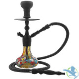 Pharaohs Spirit 16 Inch Single Hose Hookah - Peacock