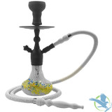 Pharaohs Spirit 16 Inch Single Hose Hookah - Abstract