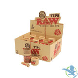 RAW Pre-Rolled Rose Tips - 1 Tip Per Box - Display of 6 Boxes