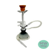 Zebra Smoke M16 Pumpkin Base 14 Inch Single Hose Hookah - Assorted Colors