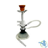 Zebra Smoke M16 Pumpkin Base 14 Inch Single Hose Hookah - Assorted Colors