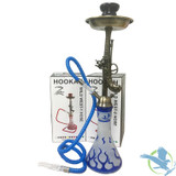 Zebra Smoke Wild West 21 Inch Double Hose Hookah - Assorted Colors 