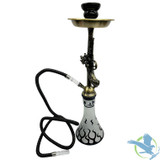 Zebra Smoke Wild West 21 Inch Double Hose Hookah - Assorted Colors