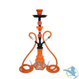 Tanya Hookah Hummer 21 Inch Double Hose Hookah With Traveling Case - Assorted Colors