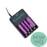 Efest LUC V4 Elite - Quad Slot HD LCD Battery Charger