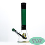 Dragon Platinum Water Pipe Beaker Base With Ice Catcher + Diffused Downstem & Straight Neck - 1200 Grams - 16 Inches [DGB-065]