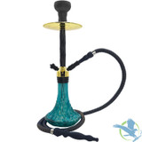Pharaohs Elta 21 Inch Single Hose Hookah- Azure