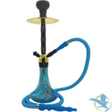 Pharaohs Elta 21 Inch Single Hose Hookah - Blue Jay