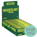 Houseplant By OCB Bamboo Rolling Papers 1 1/4 Size - Display of 24 Booklets
