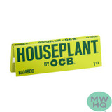 Houseplant By OCB Bamboo Rolling Papers 1 1/4 Size - Display of 24 Booklets