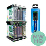 Ooze Smart Battery Digital Control 650mAh 510 Device Pen With LED Screen & USB Charger - Stackable Acrylic Display of 48