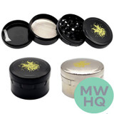 Shredder 4 Piece Large Grinder - Style 28 - 63mm - 4 Part - Assorted Colors