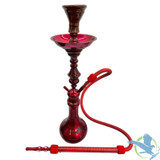 Zebra Smoke Egyptian 32 Inch Single Hose Hookah - Assorted Colors