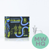 Dragon Platinum Pyramid Quartz Banger Terp Slurper Spinner Kit - 90 Degree [DQB-096]