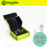 Dragon Platinum Figure Quartz Banger Terp Slurper Spinner Kit - 90 Degree [DQB-097]
